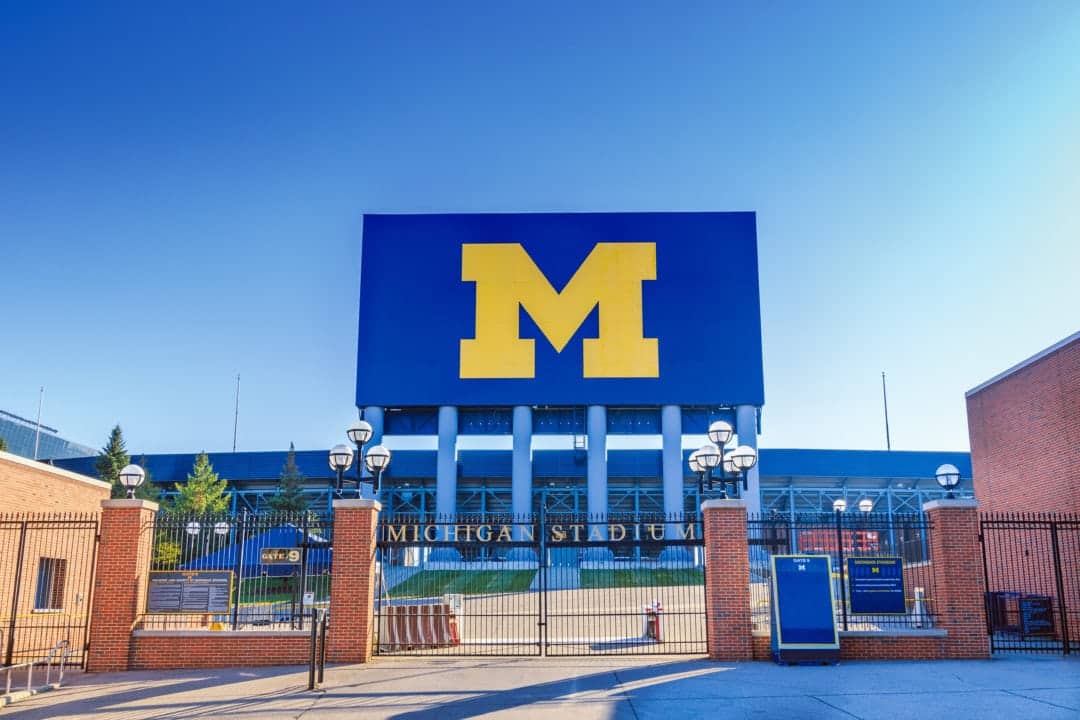Michigan Stadium in Ann Arbor, Michigan