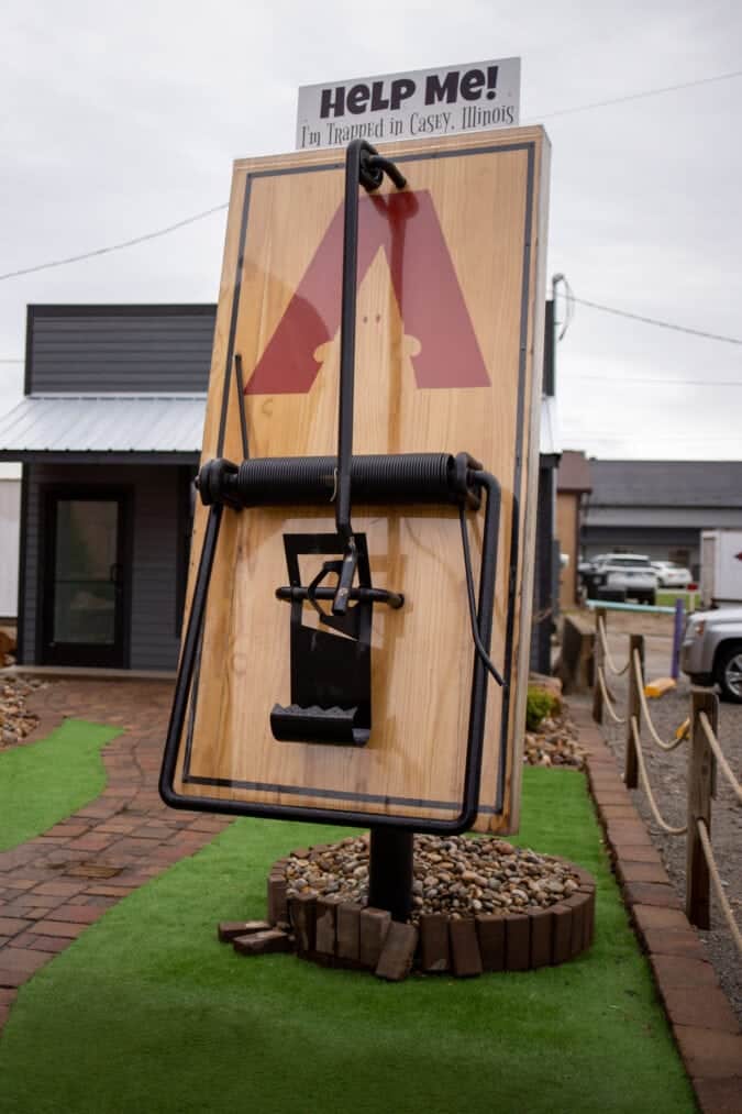 an oversized mousetrap