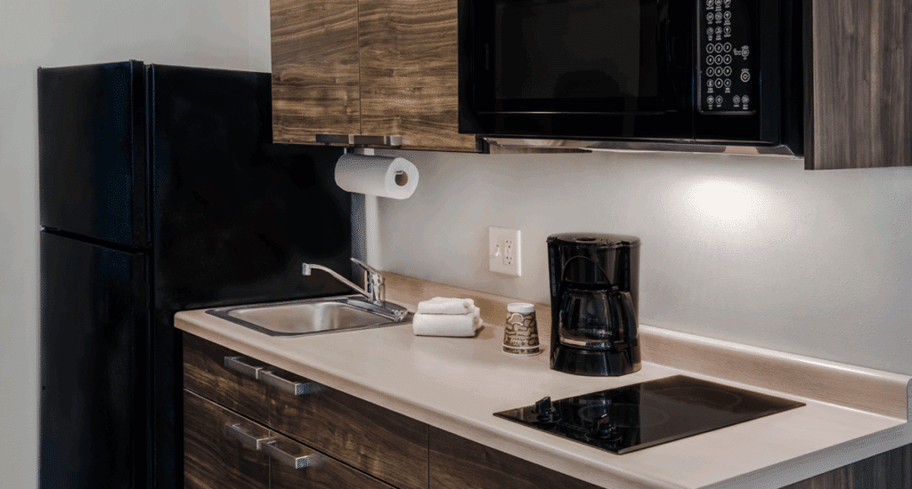 My Place Hotel full kitchen